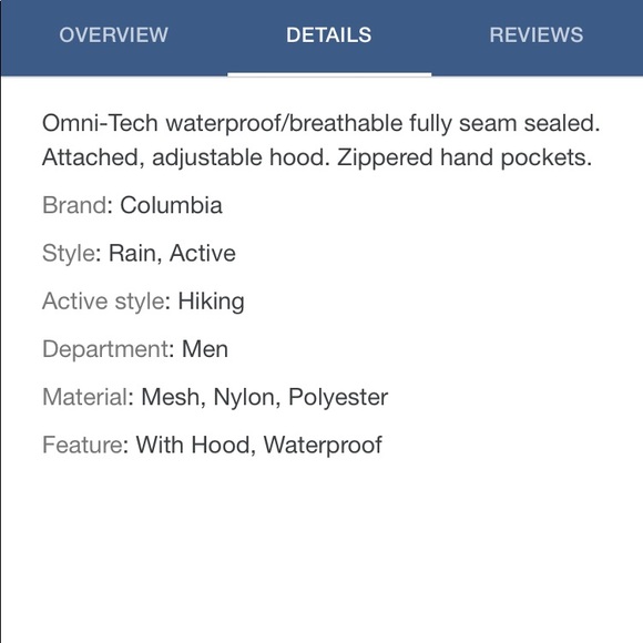 Columbia men’s watertight jacket - Picture 8 of 8